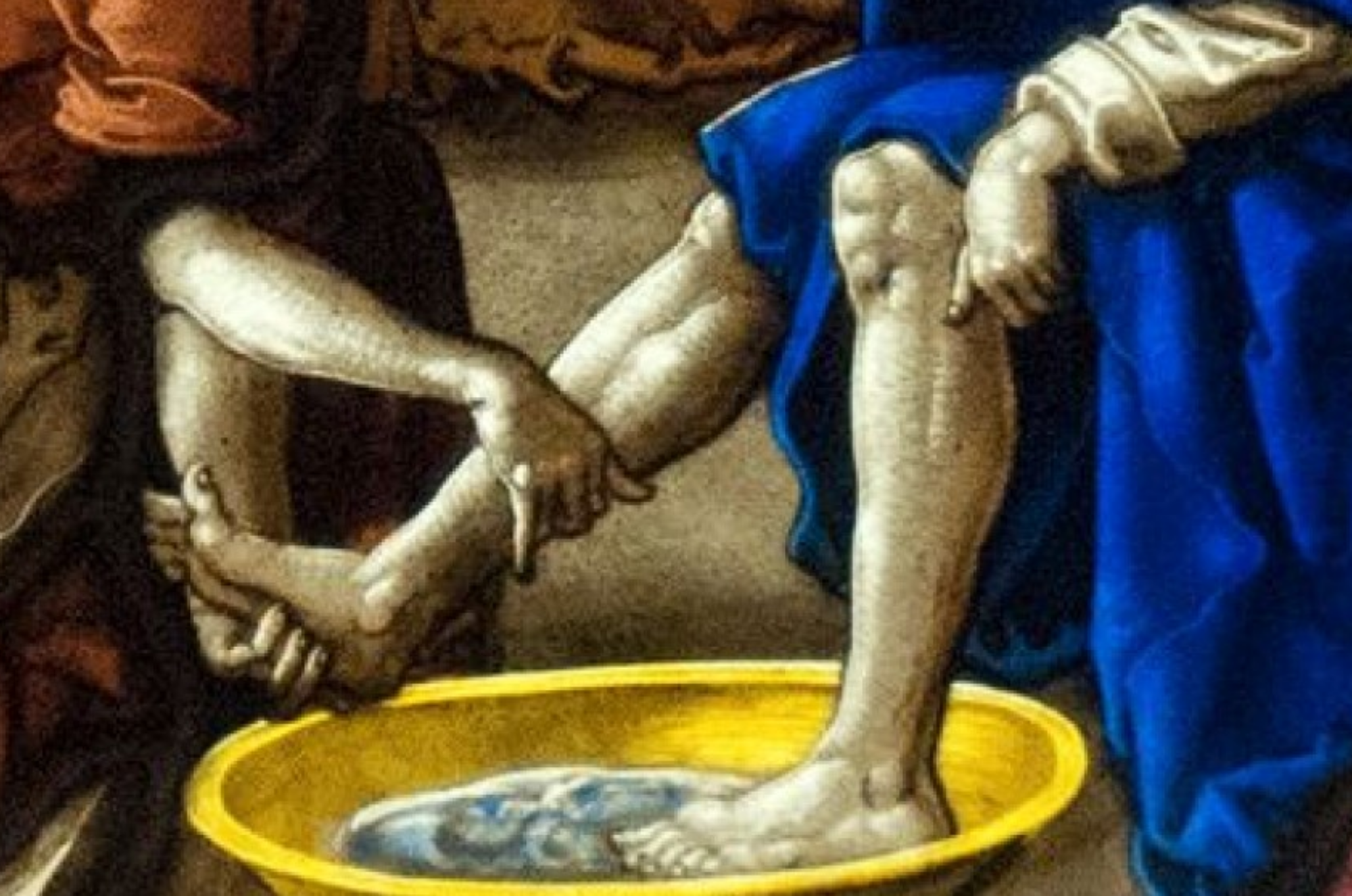Jésus lave les pieds de ses disciples